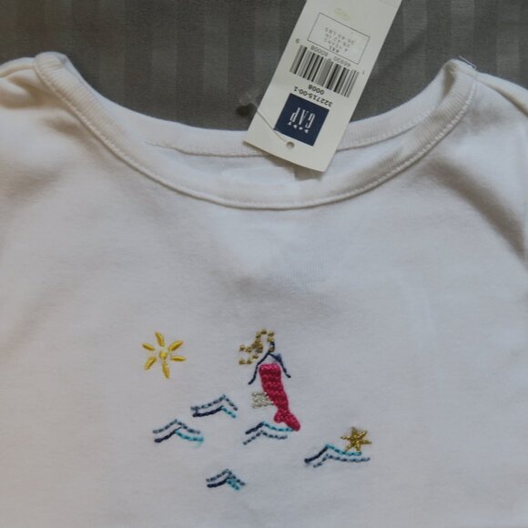 BabyGap Girls Mermaid Tank Top & Matching Shorts Sz 4xl (4yrs) NWTs - Picture 4 of 16